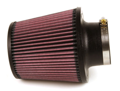 K&N Engineering Universal Round Tapered Rubber Air Filter - 6-inch Base OD, 3-inch Flange ID, 6-inch Height