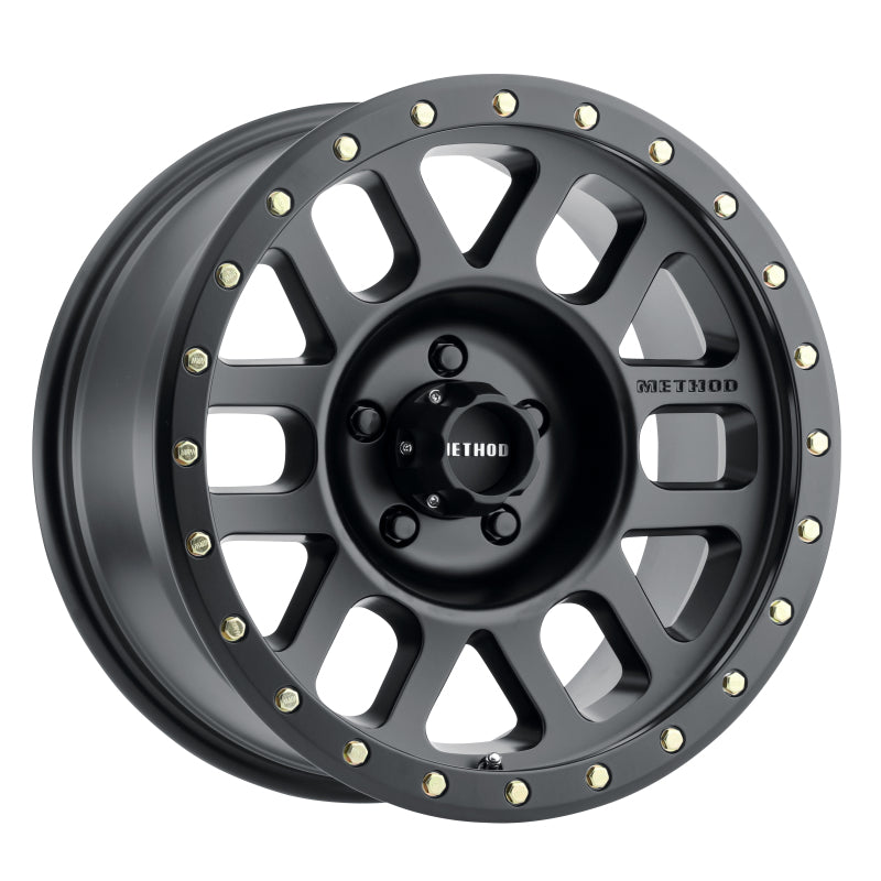 Method MR309 Grid 17x8.5 Black Wheel with 5x5 Bolt Pattern and 94mm Hub Bore