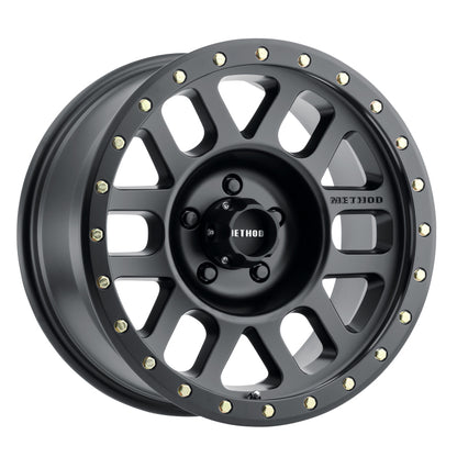 Method MR309 Grid 17x8.5 Black Wheel with 5x5 Bolt Pattern and 94mm Hub Bore