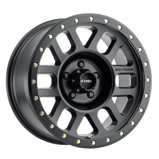 Method MR309 Grid 17x8.5 Black Wheel with 5x5 Bolt Pattern and 94mm Hub Bore