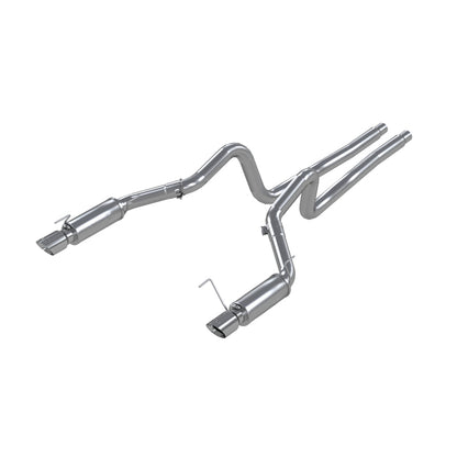 MBRP Armor Lite Series 05-09 Ford Mustang GT 4.6L Dual Split Rear Race Version Cat Back Exhaust System - Part # S7270AL