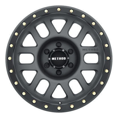 Method MR309 Grid 17-Inch x 8.5-Inch Wheel with 6x5.5 Bolt Pattern and Titanium Finish
