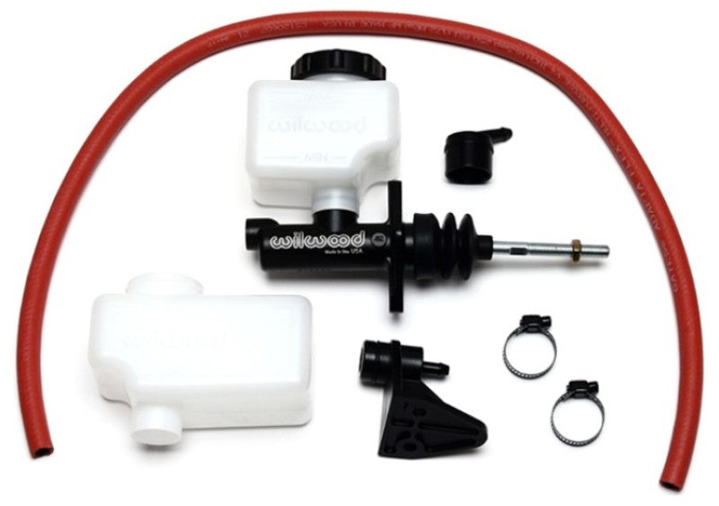 Wilwood Compact Combination Master Cylinder Kit with 13/16in Bore and 3/8-24 Banjo Outlet