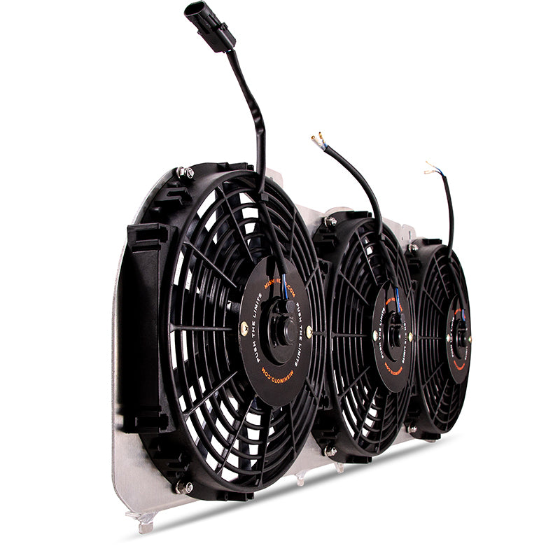 Mishimoto 89-01 Jeep Cherokee XJ 4.0L Performance Aluminum Fan Shroud with High-Flow Electric Fans