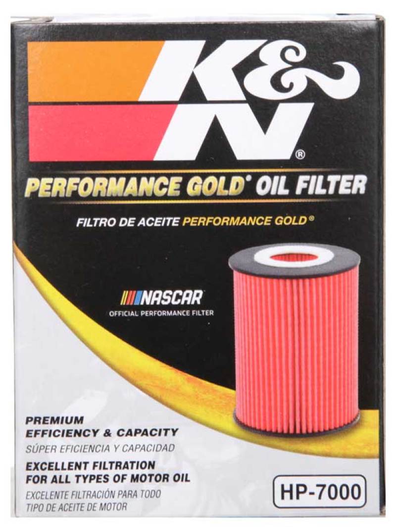 K&N Engineering HP-7000 Cartridge Oil Filter for Saab 9-3 and More