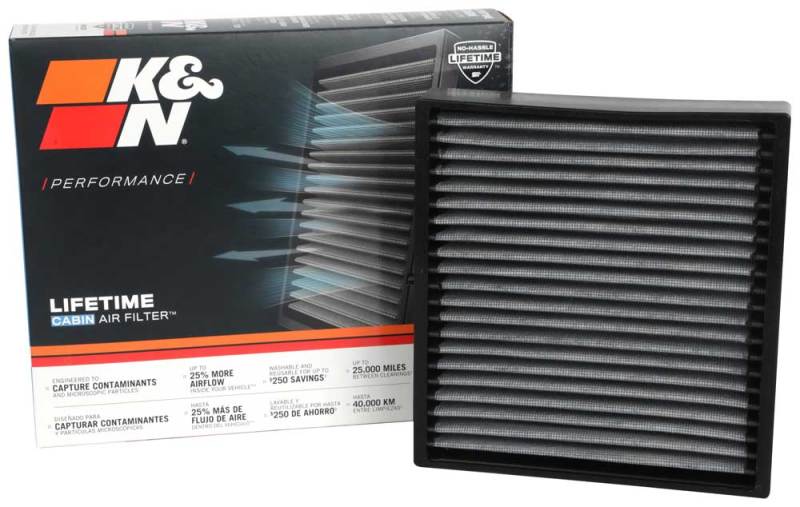 K&N Engineering VF2076 Washable Cabin Air Filter for Nissan Altima and Infiniti QX50