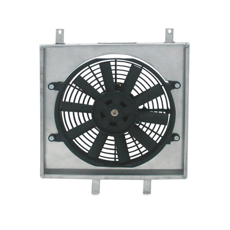 Mishimoto 22x18x3.5 Inch Aluminum Fan Shroud Kit for Dual Pass Race Radiator