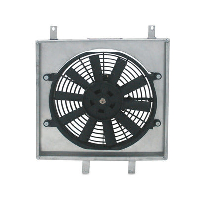 Mishimoto 22x18x3.5 Inch Aluminum Fan Shroud Kit for Dual Pass Race Radiator