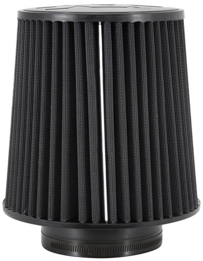 K&N Engineering RU-5283HBK Black Universal Air Filter – 4.5 inch Flange ID x 8 inch Base OD x 6.625 inch Top OD, Round Tapered Design