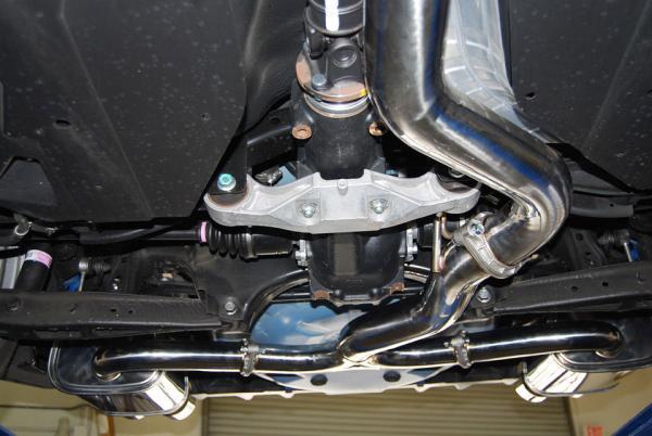 Invidia Q300 Twin Outlet Rolled Titanium Exhaust for 2015-2016 Subaru WRX/STI