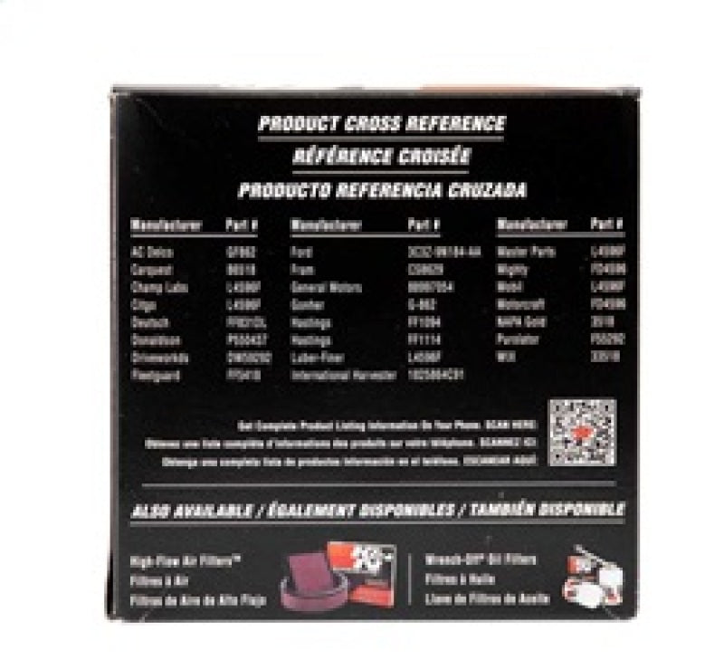 K&N Engineering PF-4000 Fuel Filter for Ford F-250 Super Duty Diesel Trucks