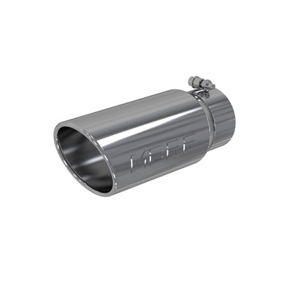 MBRP Universal Exhaust Tip 5 in. Diameter, 12 in. Length, Polished Stainless Steel, Model T5051