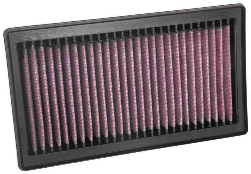 K&N Engineering 33-5081 High-Flow Washable Air Filter for Hyundai Accent and Kia Rio 1.6L