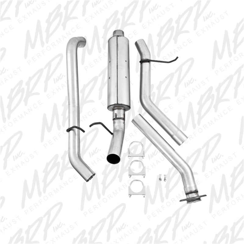 MBRP S5014P Armor Lite Series Cat-Back Exhaust System for Chevrolet and GMC 1500 Trucks