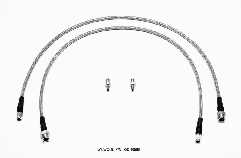 Wilwood Flexline Kit for 2007-2011 GM 1500 / 2500 Front, 16 Inch Brake Line Set, Model 220-10980