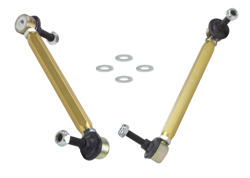 Whiteline KLC106 Adjustable Front Sway Bar Link Kit for Ford Focus and Mini Cooper S