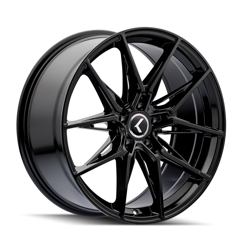 Kraze KR196 Evolve 20x9 Gloss Black Wheel with 5x114.3 Bolt Pattern and +35mm Offset