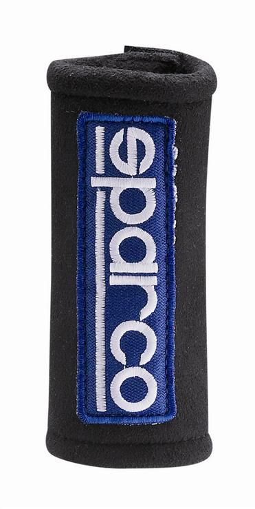 Sparco Belt Pad Mini Black - Comfortable Automotive Seat Belt Cushion