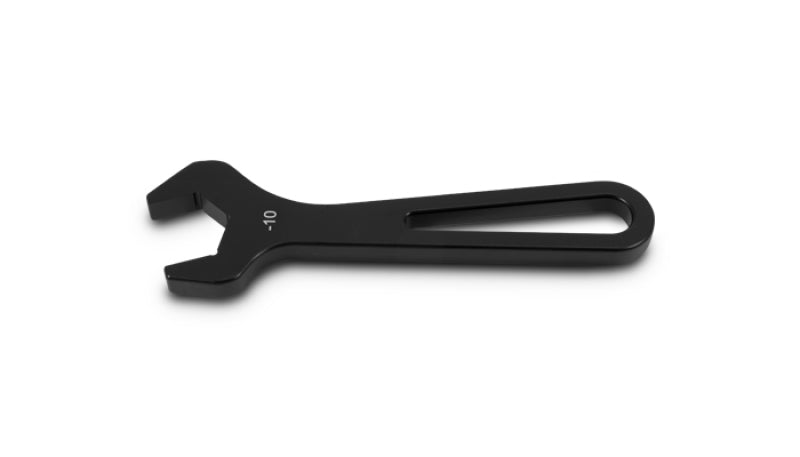 Vibrant -10AN Aluminum Wrench in Anodized Black for Automotive Fittings and Adapters