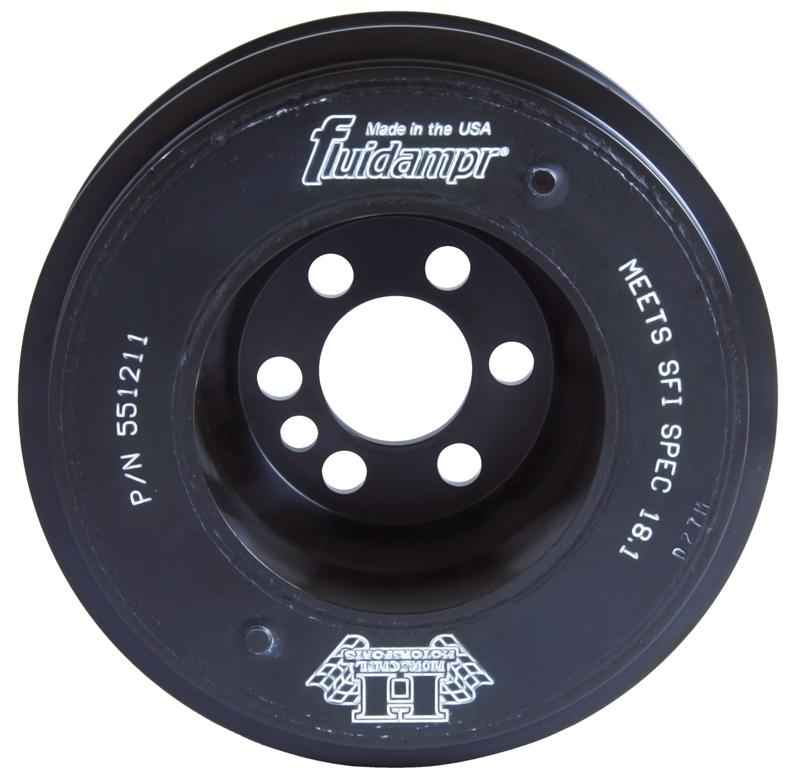 Fluidampr VW 06-08 2L FSI Motor (6 bolt hole mounting) Steel Internally Balanced Damper