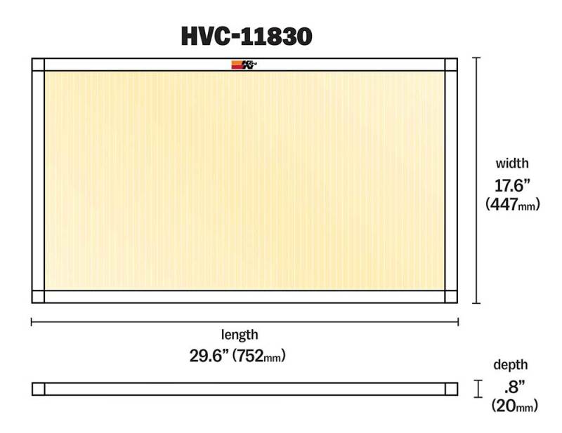 K&N HVAC Filter 18 x 30 x 1 - Reusable Pleated Synthetic Air Filter with MERV 11 Rating