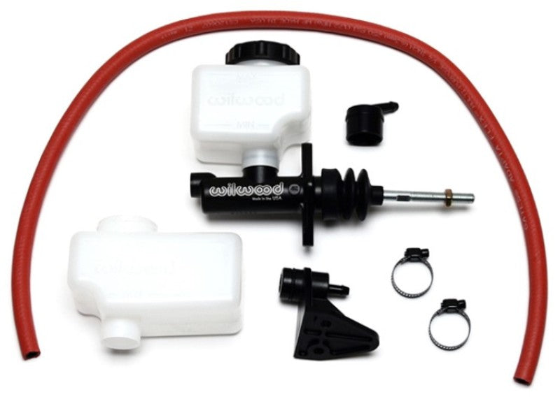 Wilwood Compact Combination Master Cylinder with 3/8-24 Banjo Outlet – 1 Inch Bore