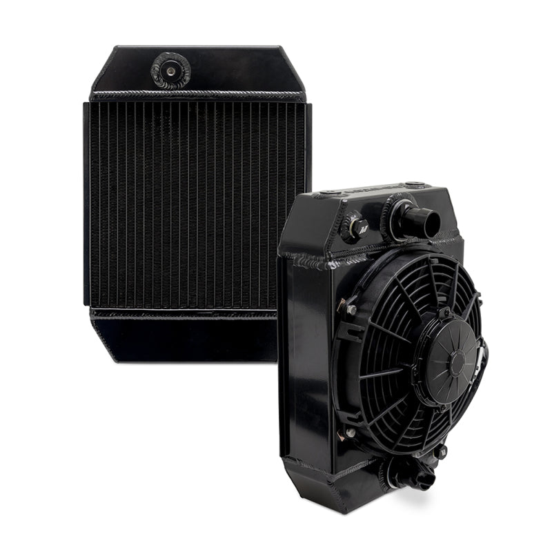 Mishimoto Universal Drag Race Performance Aluminum Radiator - Black (Part Number: MMRAD-UNI-DRGBK)