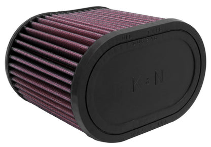 K&N Engineering RU-1500 Universal Oval Clamp-On Air Filter – 2-3/4 Inch Flange, 6-1/4 Inch Length, 4 Inch Width, 5 Inch Height