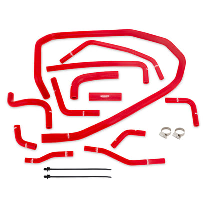 Mishimoto 2015 Subaru WRX Red Silicone Radiator Coolant Ancillary Hose Kit - Part MMHOSE-WRX-15ANCRD