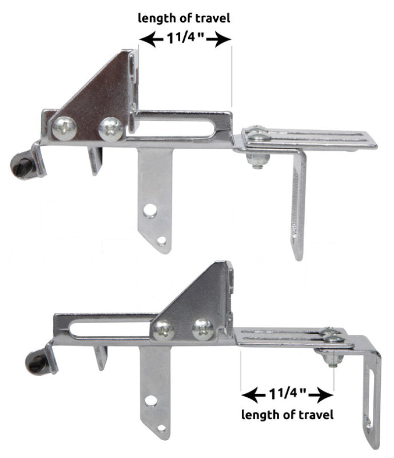 Spectre Throttle Cable Bracket Part #24283 – Adjustable Chrome Carburator Mounting Support