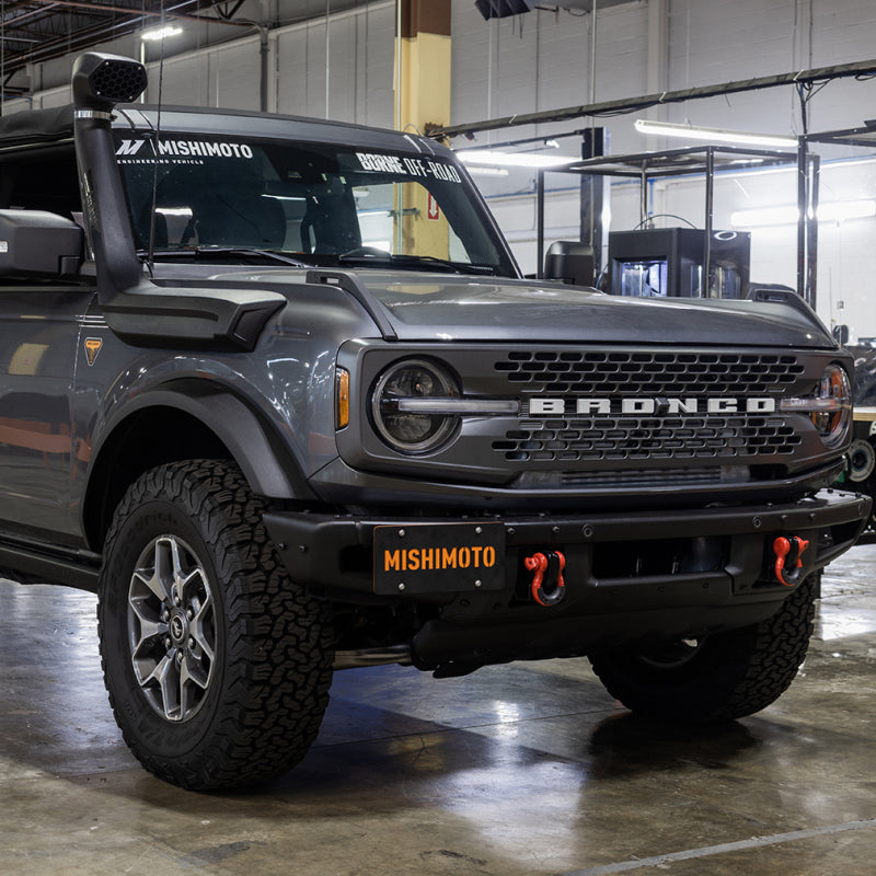Mishimoto 2021+ Ford Bronco Modular Bumper License Plate Relocation Kit