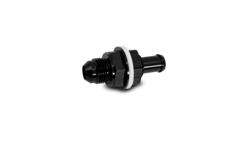 Vibrant Performance Fuel Cell Bulkhead Adapter -8AN Male Flare to 1/2 Inch Barb - Part 16908