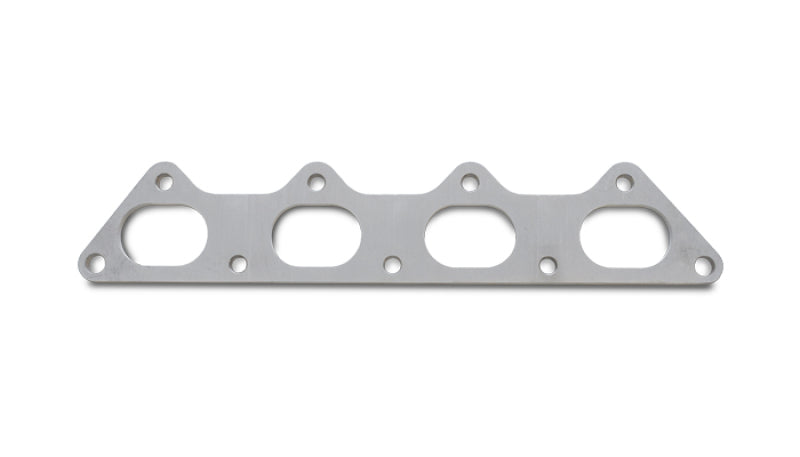 Vibrant T304 Stainless Steel Exhaust Manifold Flange for Mitsubishi 4G63 - 3/8 Inch Thick