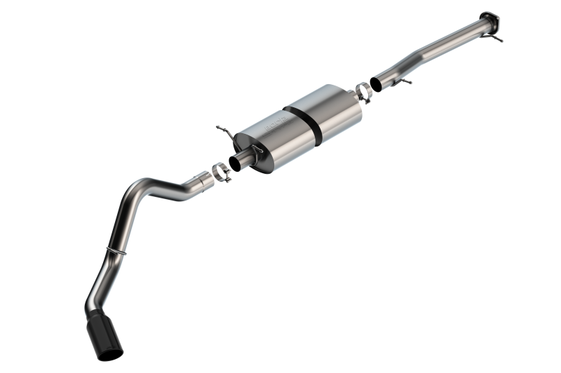 Borla 20-22 Chevrolet Silverado and GMC Sierra 6.6L T-304 Stainless Steel S-Type Cat-Back Exhaust System (Part #140833BC)