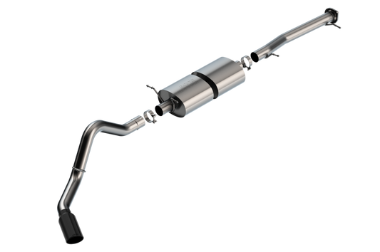 Borla 20-22 Chevrolet Silverado and GMC Sierra 6.6L T-304 Stainless Steel S-Type Cat-Back Exhaust System (Part #140833BC)