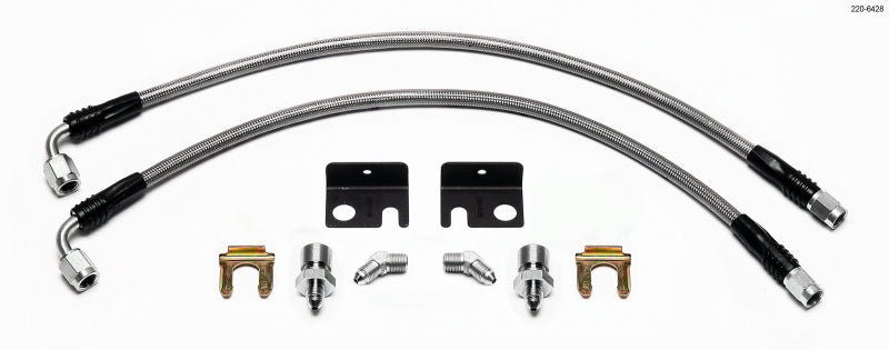 Wilwood Flexline Kit for 2000-2004 PT Cruiser and Neon SRT/4 with Forged Dynalite Caliper