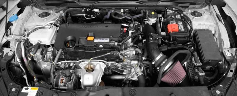 K&N Engineering 63-3517 High-Flow Cold Air Intake Kit for Honda Civic 2016-2018