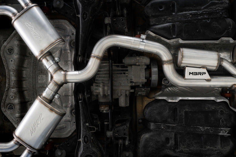 MBRP Armor Pro Series S46013CF Cat Back Exhaust System for 2015-2018 Audi S3 and RS3 with Carbon Fiber Tips