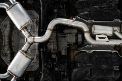 MBRP Armor Pro Series S46013CF Cat Back Exhaust System for 2015-2018 Audi S3 and RS3 with Carbon Fiber Tips