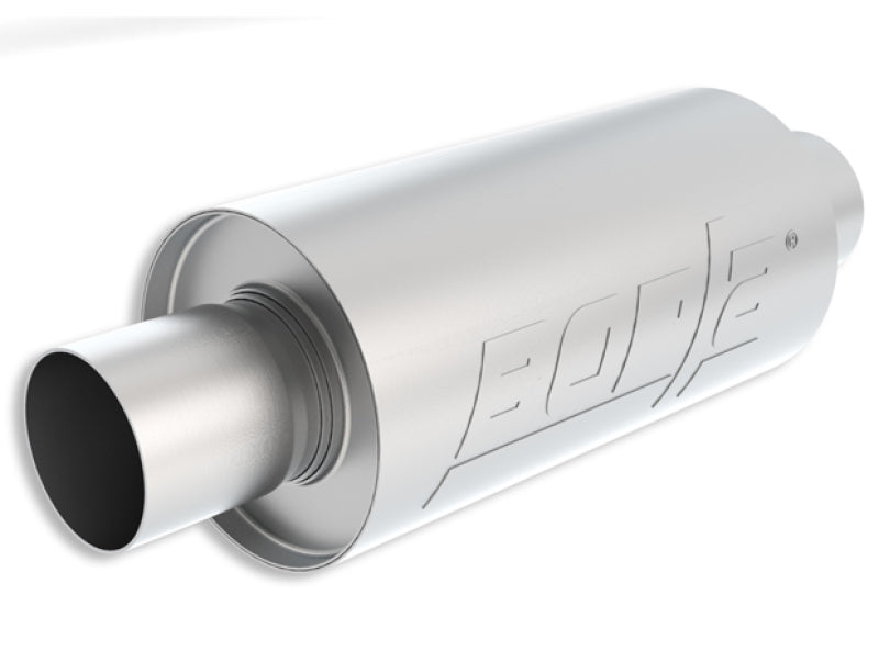 Borla Universal S-Type 2.5-inch Inlet/Outlet Muffler with Reversible Design and Million-Mile Warranty