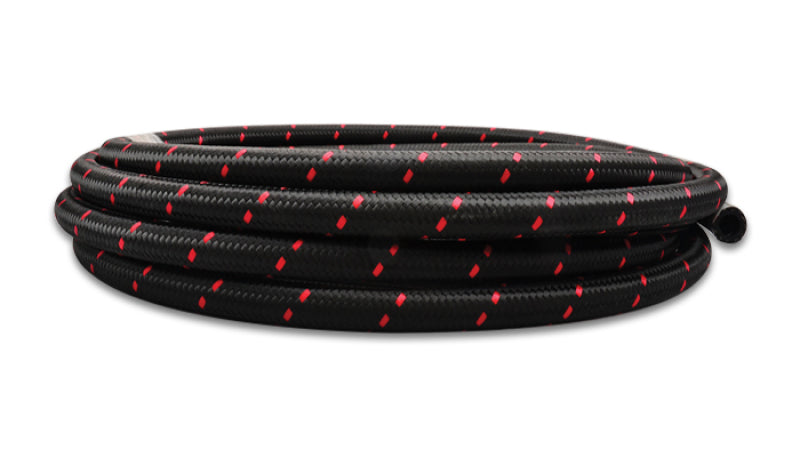 Vibrant -8 AN Nylon Braided Flex Hose (10ft Roll) with Reinforced CPE Rubber Inner Liner
