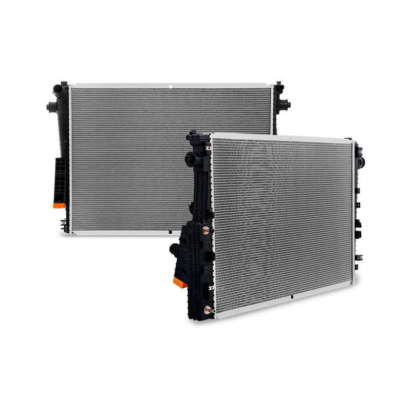 Mishimoto Ford 6.4L Powerstroke Replacement Radiator 2008-2010 - OEM Fit Aluminum Core with Plastic End Tanks