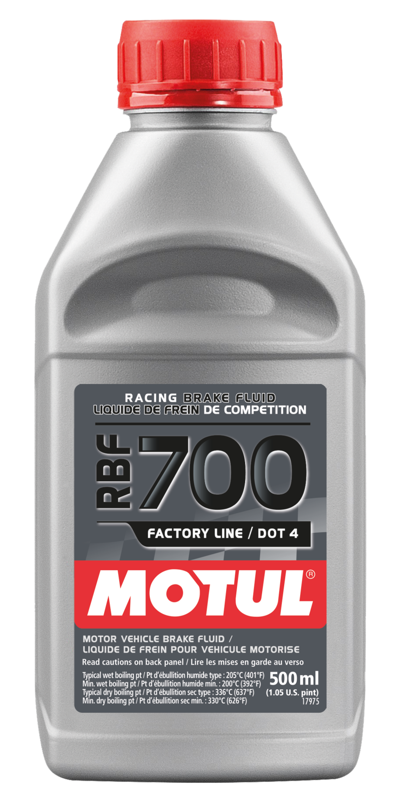 Motul RBF 700 Racing DOT 4 Brake Fluid - 1/2 Liter
