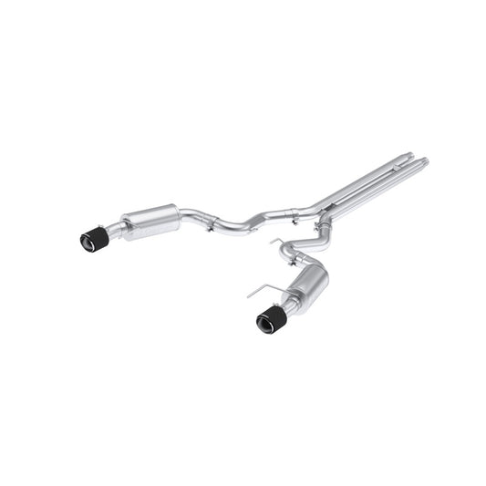 MBRP Armor Pro Series 3-Inch Cat-Back Dual Exhaust System with Carbon Fiber Tips for 2024-2025 Ford Mustang GT S650