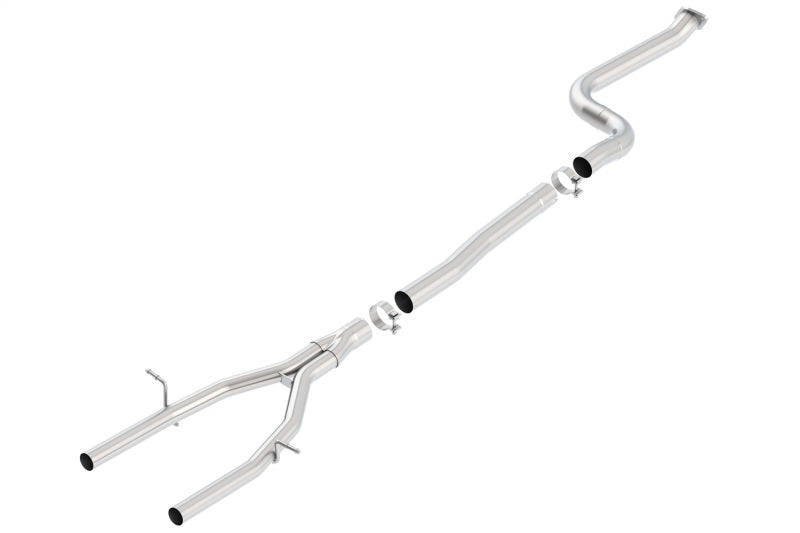 Borla 60622 Mid-Pipe with Y-Pipe for 2016-2023 Chevrolet Camaro 2.0L Turbo - Performance Exhaust Upgrade