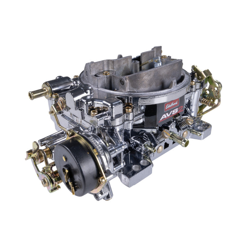 Edelbrock AVS2 Carburetor 500 CFM with Electric Choke - Chrome Plasma Finish