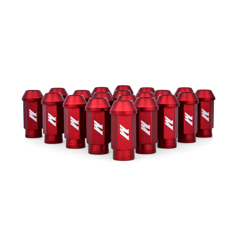 Mishimoto Aluminum Locking Lug Nuts M12x1.25 – 20-Piece Set in Red