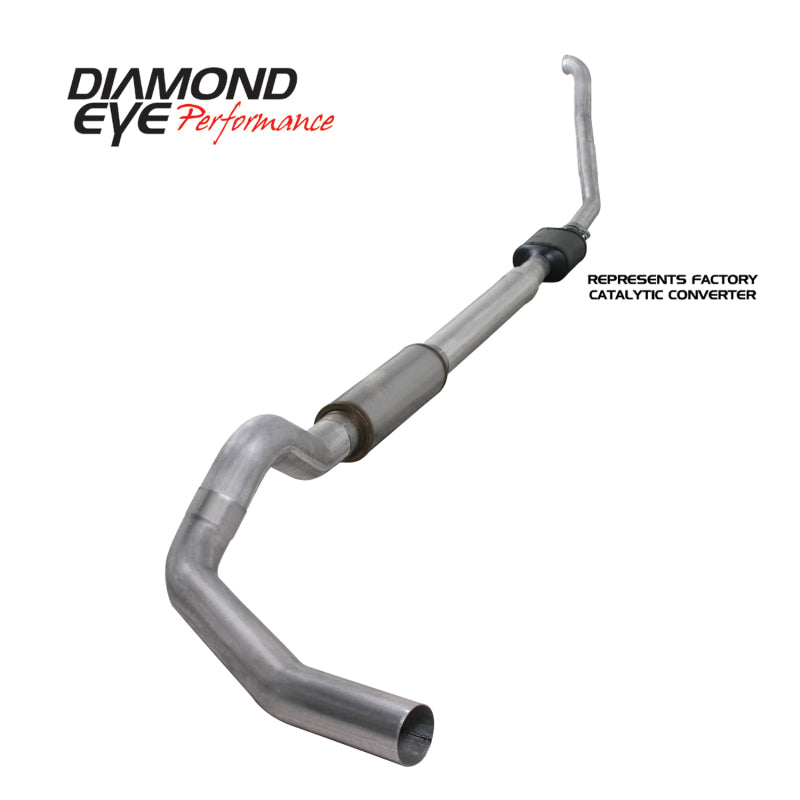 Diamond Eye Performance 5-inch Turbo Back Exhaust System Kit for 1994-1997 Ford F-250/F-350 with 7.3L PowerStroke