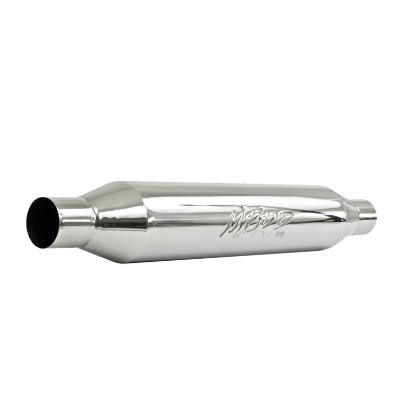 MBRP Universal Resonator with 2.25 Inch Inlet/Outlet and 22 Inch Body - T304 Stainless Steel Performance Muffler