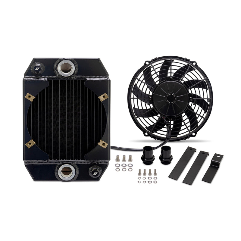 Mishimoto Universal Drag Race Performance Aluminum Radiator - Black (Part Number: MMRAD-UNI-DRGBK)
